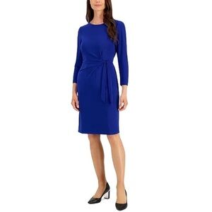 Kasper
Women's Side-Tie Faux-Wrap Dress size 1x NWT full zip